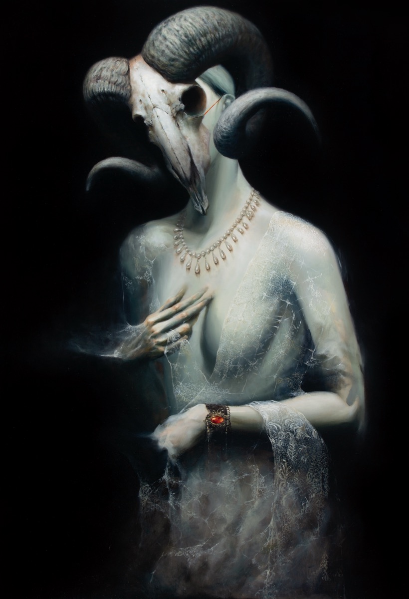 Untitled 2, 2019, oil on canvas by Seong Keun Park.