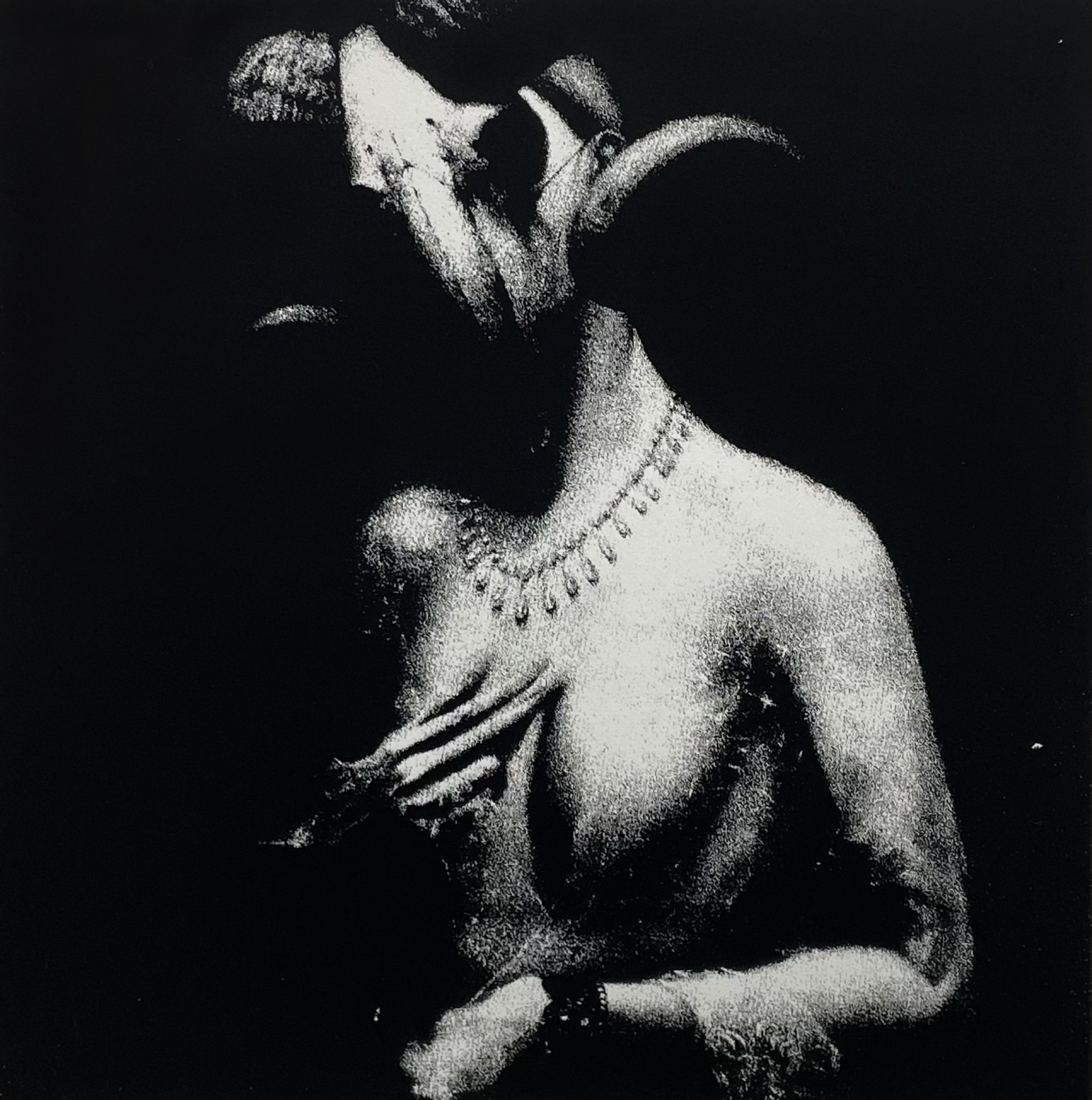 Untitled 44, 2022, screenprint on paper by Seong Keun Park.