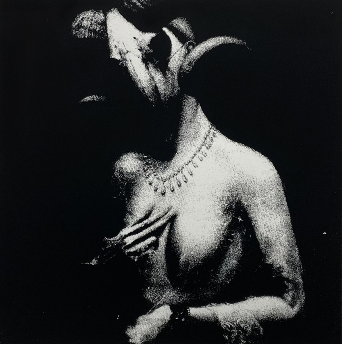 Untitled 44, 2022, screenprint on paper by Seong Keun Park.