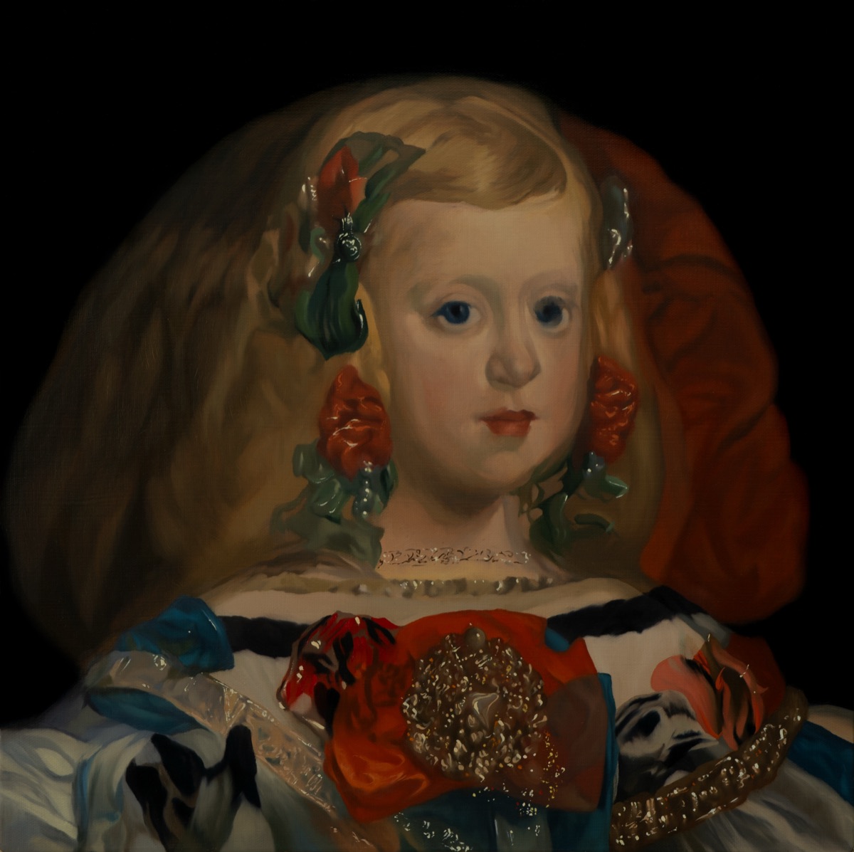 Infanta Margarita Teresa No. 2, 2024, oil on canvas by Seong Keun Park.