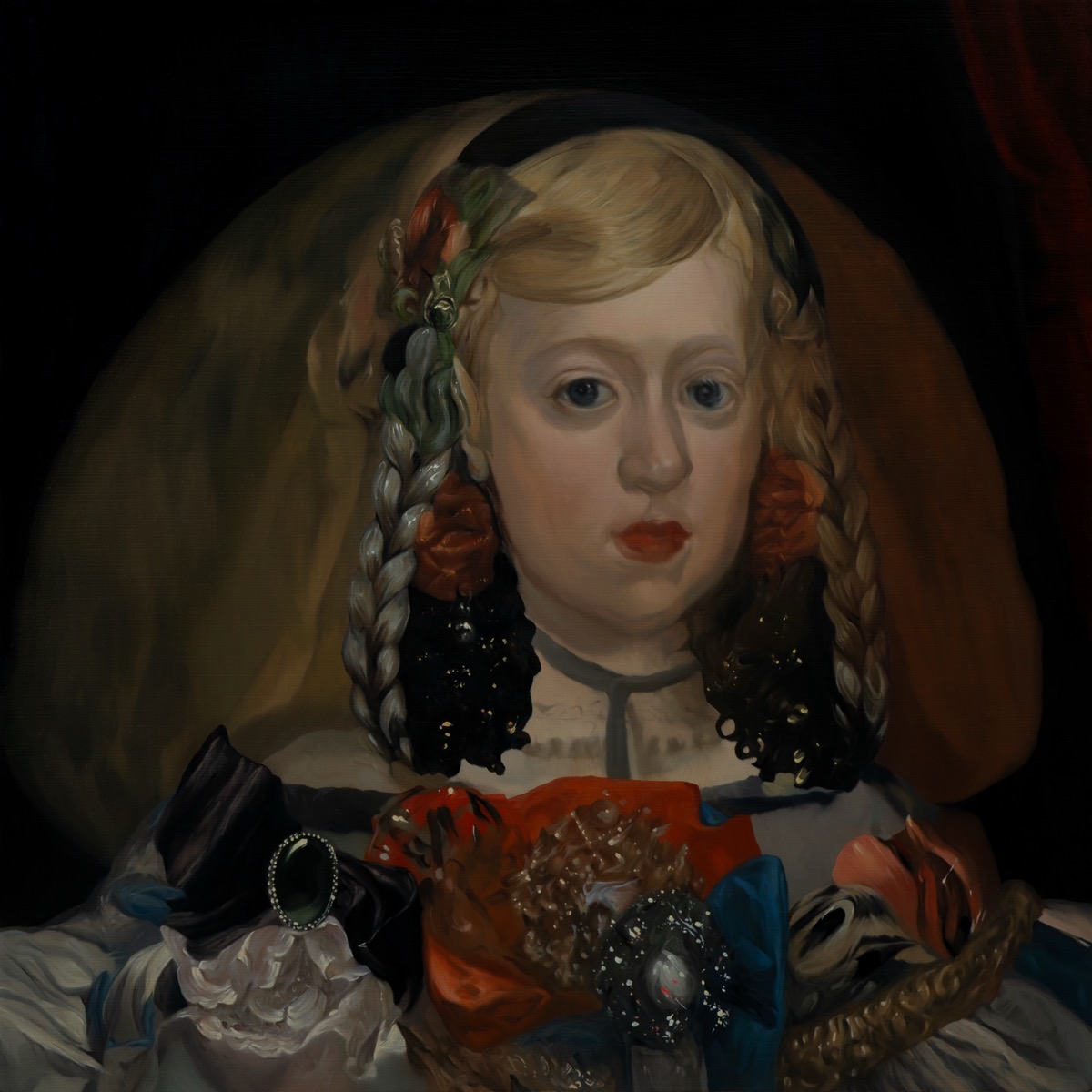 Infanta Margarita Teresa No. 3, 2024, oil on canvas by Seong Keun Park.