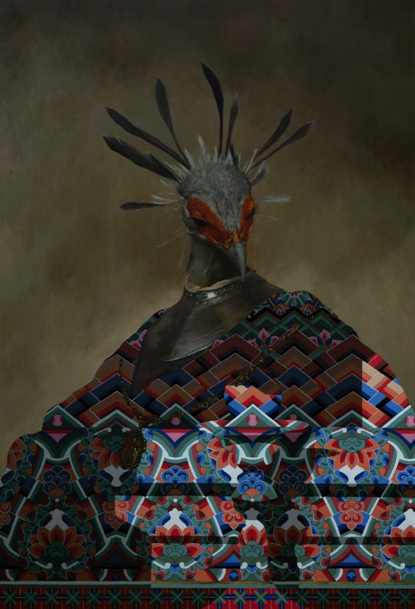 Portrait of Desire (after Rembrandt), 2024, oil on canvas by Seong Keun Park.