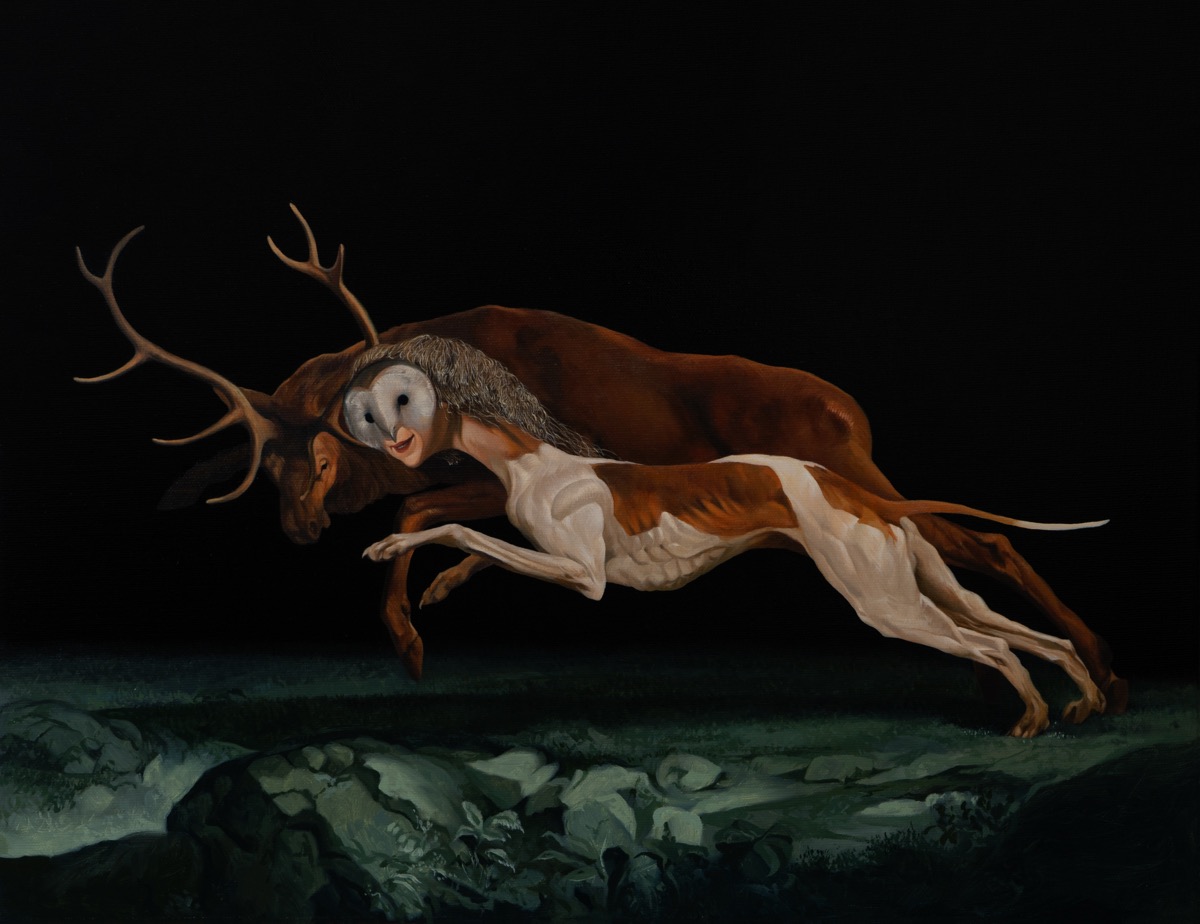 The Way to Achieve What You Desire, 2024, oil on canvas by Seong Keun Park.